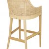 Tabouret de bar en rotin cannage SAIGON