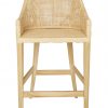 Tabouret de bar en rotin cannage SAIGON