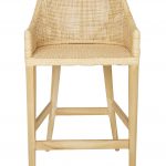 Tabouret de bar en rotin cannage SAIGON