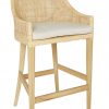 Tabouret de bar en rotin cannage SAIGON