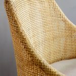 Tabouret de bar en rotin cannage SAIGON