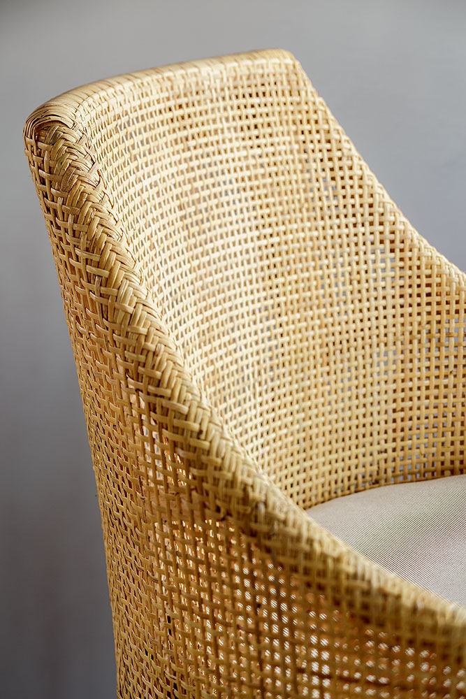 Tabouret de bar en rotin cannage SAIGON – Image 6