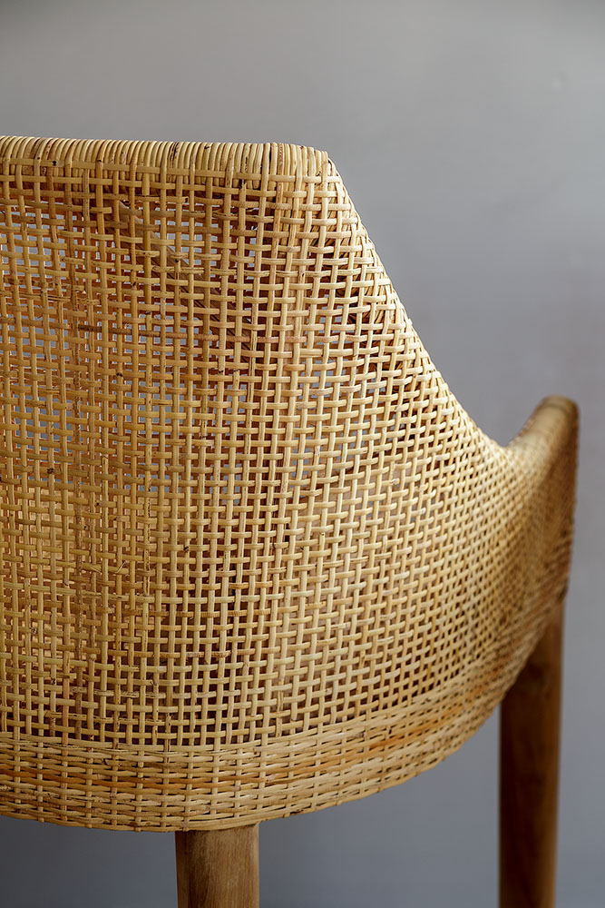 Tabouret de bar en rotin cannage SAIGON – Image 8