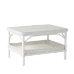 tale_basse_en_rotin_blanc_primavera (1) Table basse rectangulaire en rotin blanc Primavera avec plateau motif diamant et rangement porte-revues.
