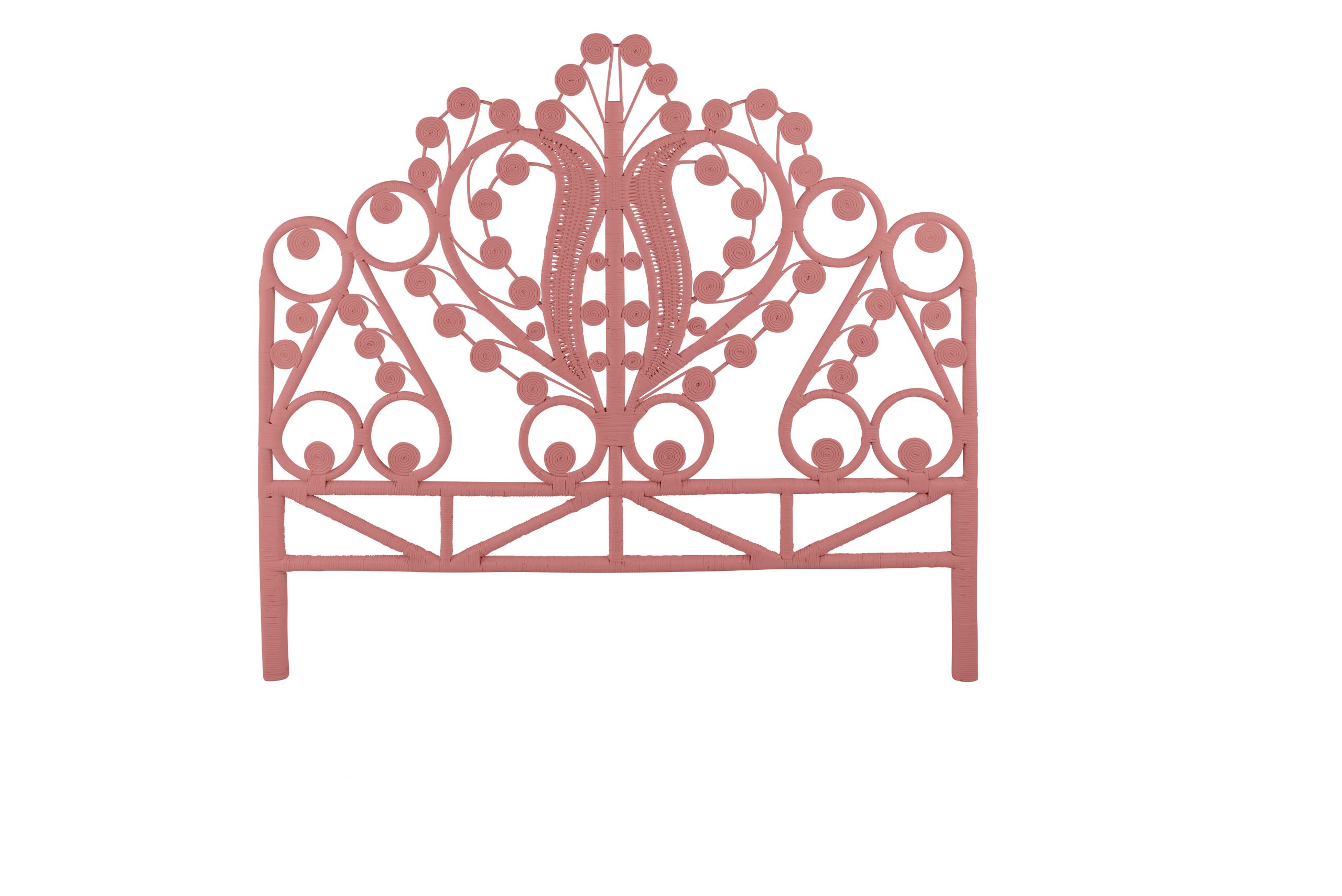 Tête de lit en rotin laqué Maharaja Une pièce iconique et décorative pour sublimer la chambre avec élégance.