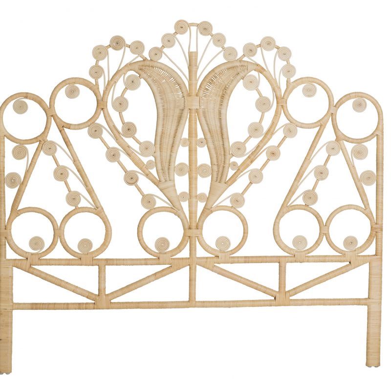 Tête de lit rotin naturel MAHARAJA