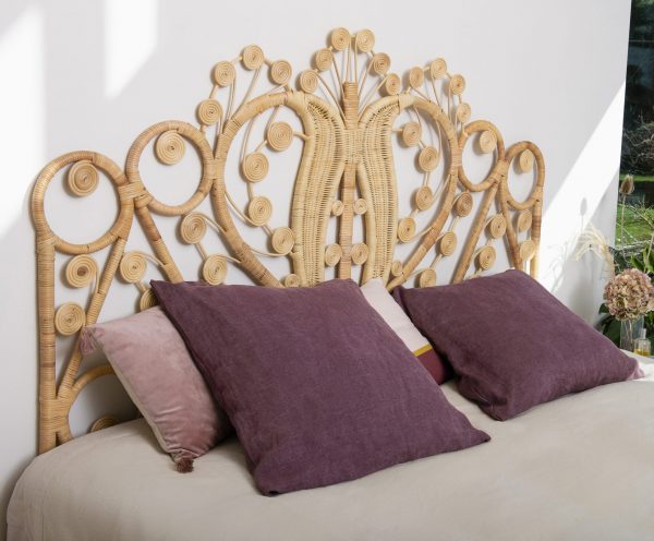 Tête de lit rotin naturel MAHARAJA