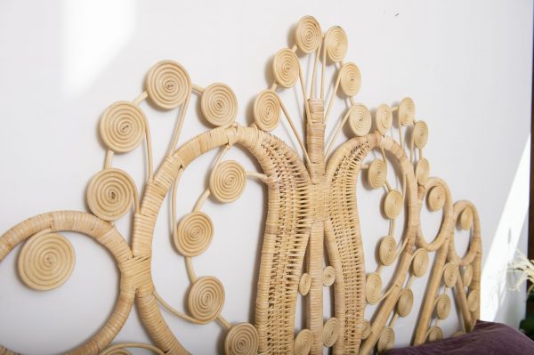 Tête de lit rotin naturel MAHARAJA