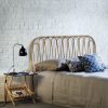 Tête de lit rotin vintage VOLUTES - 160 cm