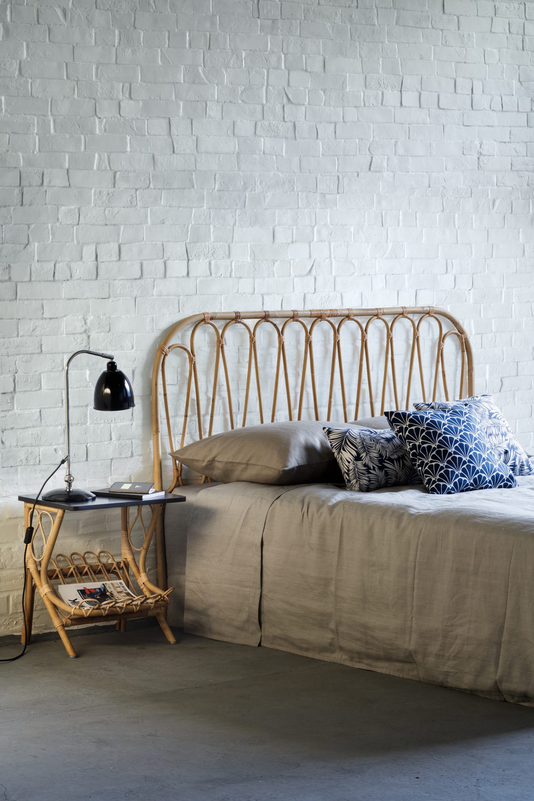 Tête de lit rotin vintage VOLUTES - 160 cm – Image 2