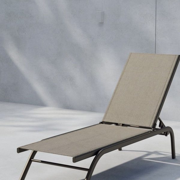 Transats Kastos beige – Lot de 2