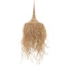 Suspension Honolulu – Naturel en fibres tressées longues style tropical