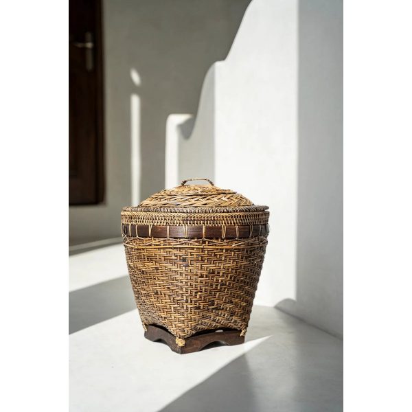 Panier de Rangement Colonial – Brun – M
