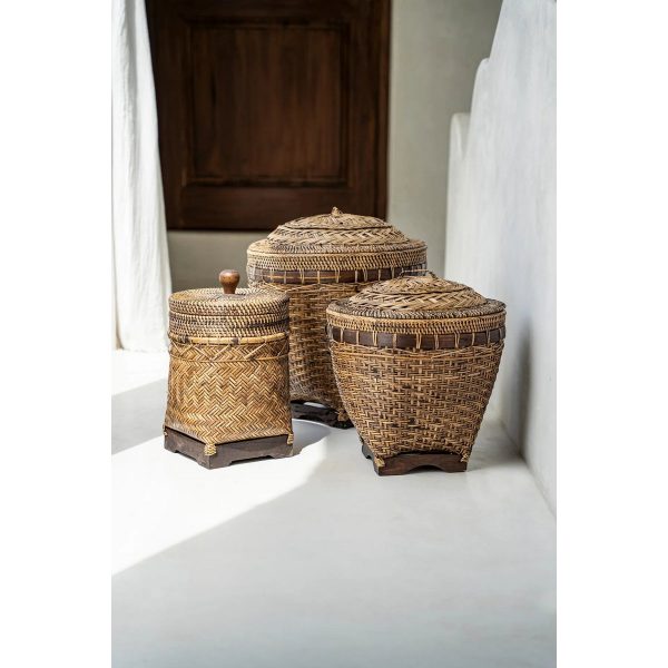 Panier de Rangement Colonial – Brun – M