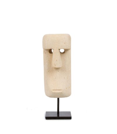 Pierre Sumba 2320 statue en pierre sculptée artisanale style tribal indonésien