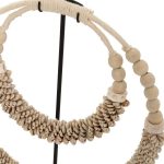 Collier Double Coquillage Sur Support
