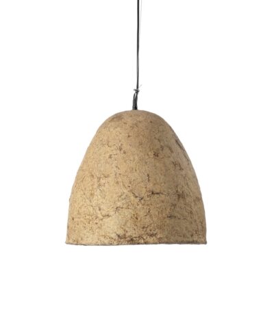 Suspension Savana - L en papier mâché, luminaire artisanal