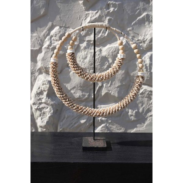 Collier Double Coquillage Sur Support