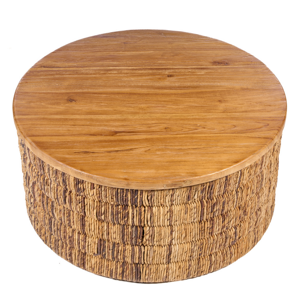Table basse ronde Abaca Magani