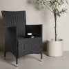 Fauteuil de jardin Knick – lot de 2