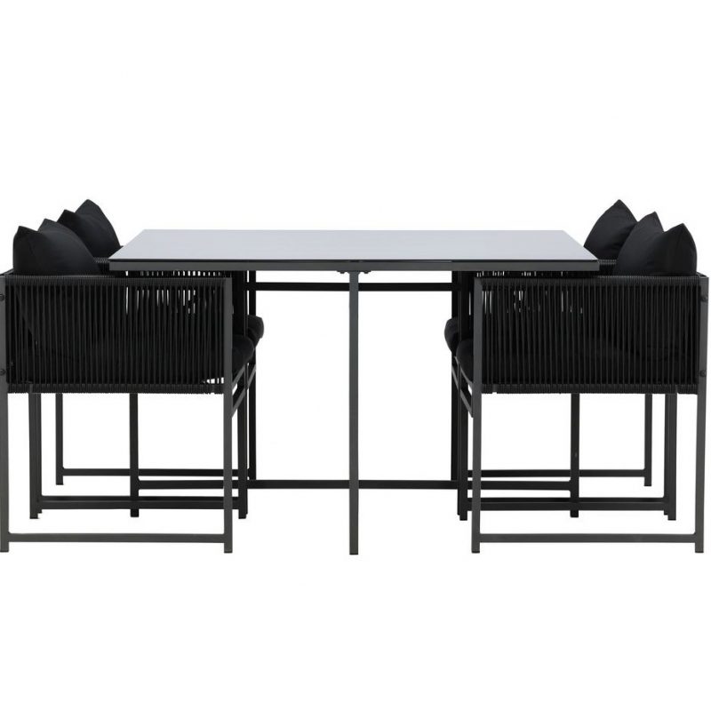 Table de jardin avec 4 chaises Noto