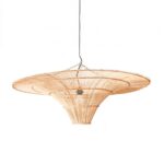 Pendentif Ciel – Naturel – XL en rotin tressé à la main. Grande suspension