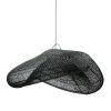 Pendentif The Cloud - Noir - XXL en rotin tresse a la main suspension sculpturale 120cm