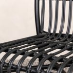 Fauteuil de jardin noir Rizal