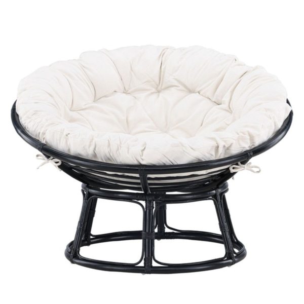 fauteuil_papasan_bonnie_esprit_rotin (2) Fauteuil papasan Bonnie noir en rotin avec grand coussin blanc cassé pour salon ou véranda