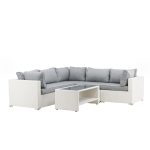 Salon de jardin Amazon – Blanc