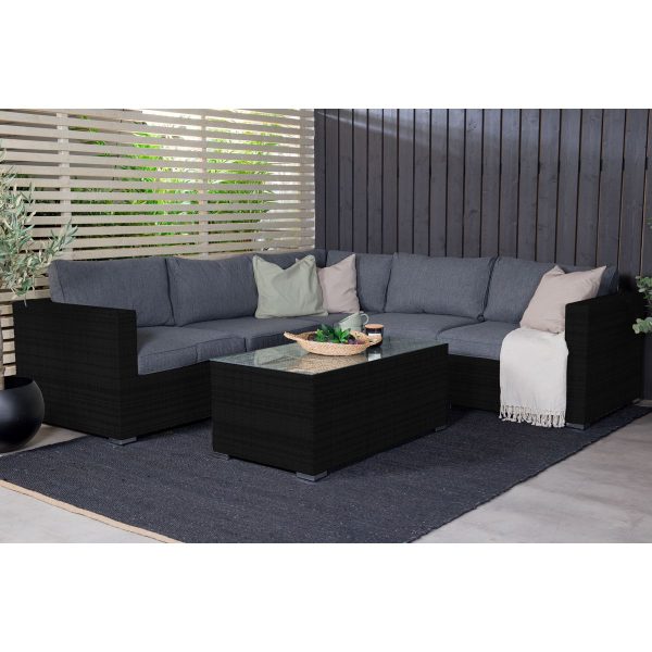 Salon de jardin Amazon – Noir