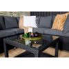 Salon de jardin d’angle Vamos noir