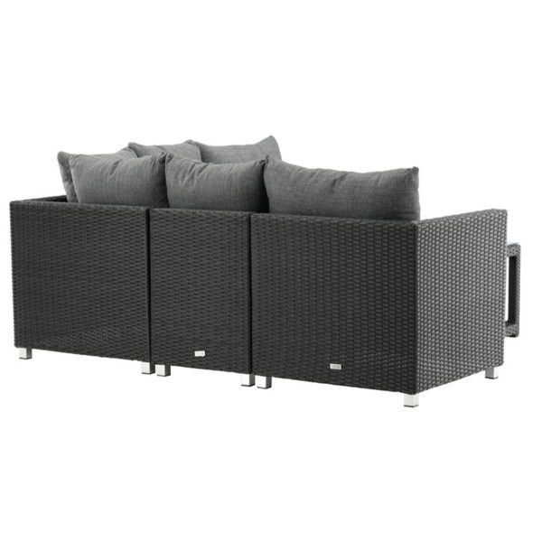 Salon de jardin d’angle Vamos noir