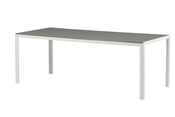 Table de jardin Break – Blanc & Gris