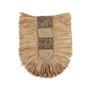 Déco Murale Dada – Naturel, décoration murale en fibres naturelles avec franges