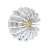 Applique Boule Wrecking - blanc en plastique recyclé design terrazzo luminaire mural contemporain