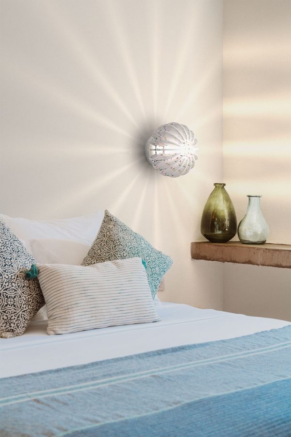 Applique Boule Wrecking - blanc