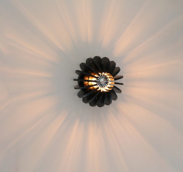 Applique Wrecking Ball Plastique recyclé noir (2) Applique Boule Wrecking - noir terrazzo