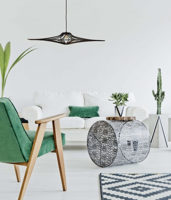 Suspension bois noir SINGING4- D90 Suspension bois noir SINGING - D90