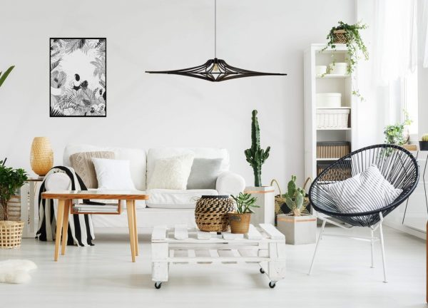 Suspension bois noir SINGING5 - D90 Suspension bois noir SINGING - D90