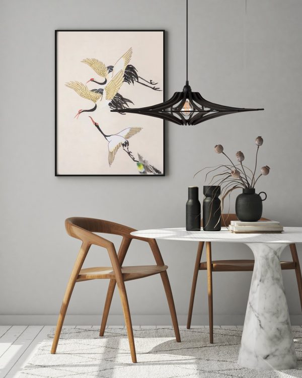 Suspension bois noir SINGING - D65