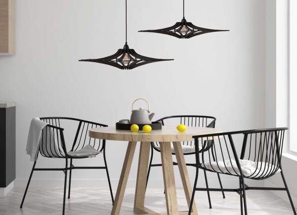 Suspension bois noir SINGING - D65