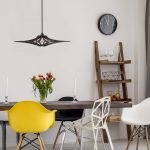Suspension bois noir Singing D65cm (Sans Diffuseur) (3) Suspension bois noir SINGING - D65