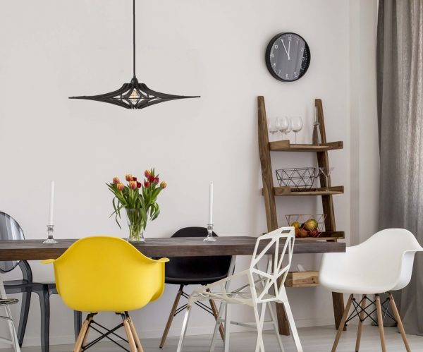 Suspension bois noir SINGING - D65