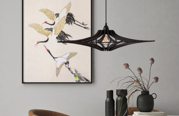 Suspension bois noir SINGING - D65