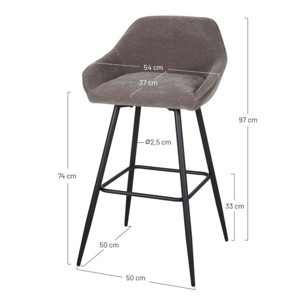 tabouret de bar roddy_esprit rotin home (5) Tabouret de bar Roddy