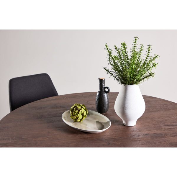 Table ronde de salle à manger Telma 120 cm - Marron
