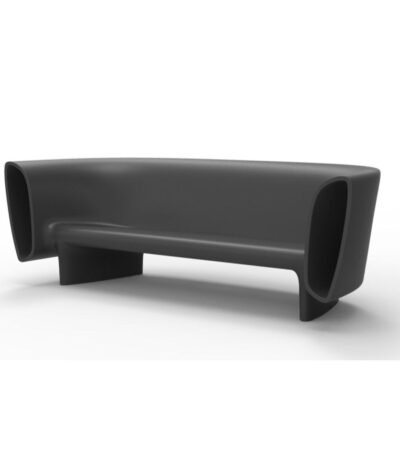 Canapé Bum Bum en polyéthylène design extérieur monobloc pour terrasse et jardin