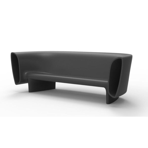 Canapé Bum Bum en polyéthylène design extérieur monobloc pour terrasse et jardin