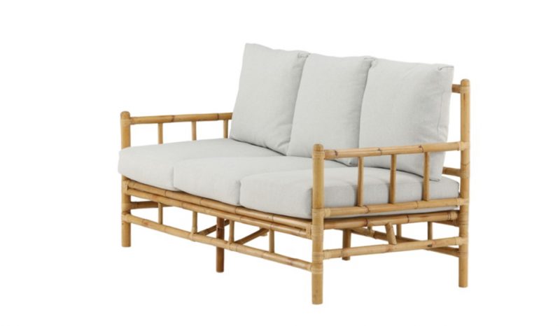 Canapé en rotin Sada 3 places